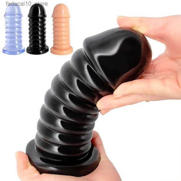 Outros itens de beleza de saúde Adulto Grande Anal Super Enorme Tamanho Butt Plugs Massagem de Próstata Para Homens Grande Plug Anal Próstata Brinquedo Adulto para Homens BDSM Q240117