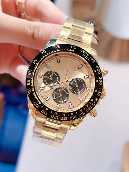 2024 Hot Fashion Top Designers Relógios Diâmetro Grande Diamante Não Reparar Aço Automático Mecânico Botão Dobrável Mens Sports Machinery Watch para Womens Top Brand
