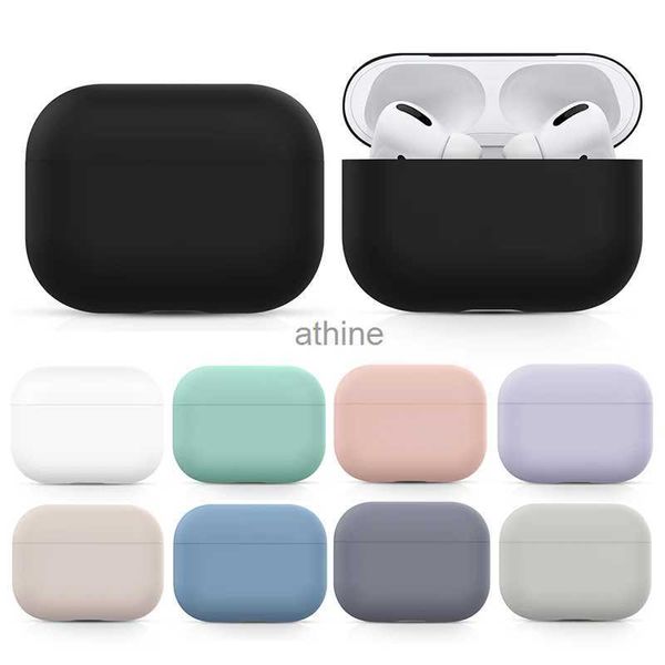 Cep Telefon Kılıfları AirPods Pro Silikon Kapak Kılıfı için Kablosuz Bluetooth Kulaklık Kılıfı AirPods Pro Fundas Aksesuarları Cilt Sticker YQ240117