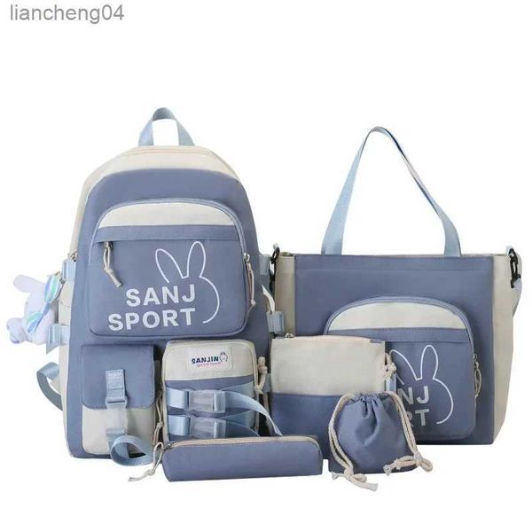 Rucksäcke 2024 Kinder Schultaschen für Mädchen Große Schultasche Kawaii Grundschulrucksack Kinder Büchertasche Laptop Reiserucksack