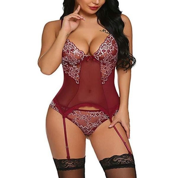 Jian peng dantel iç çamaşırı babydoll women039s iç çamaşırı gece giyim pijama börekleri kadınlar seksi bodysuits kadın uyku aşınma 6197897