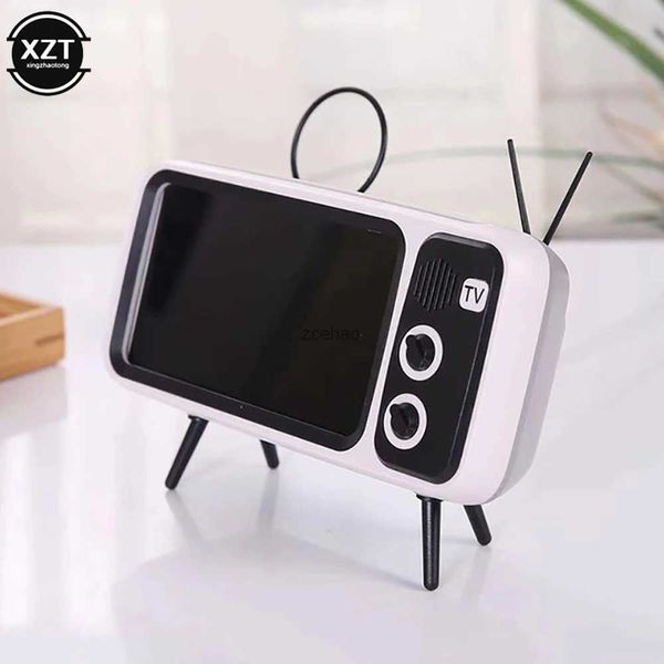 Kitaplık hoparlörler stereo braket filmler cep telefonu sahibi mini kablosuz bluetooth hoparlör tv müzik çalar retro cep ev ses elektrik