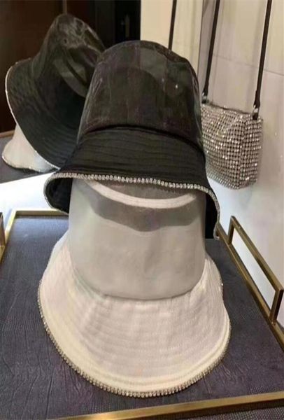 Top moda homens e mulheres balde chapéu bonés de beisebol chapéus de golfe snapback feijão crânio mesquinho brim presente diamante malha respirável cap6020765