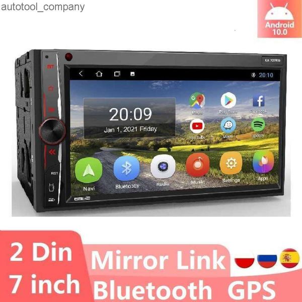 Новый 2Din Android автомобильный радиоприемник для Toyota Nissan Hyundai Lada GPS навигация 7 