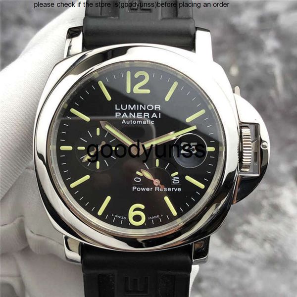 Paneris Watch Luxury Watch Designer Panereraii Armaturen Hailu Mino Pam 00090 Automatische mechanische Herren 44 -mm -Uhren voll aus rostfreie wasserdichte hohe Qualität