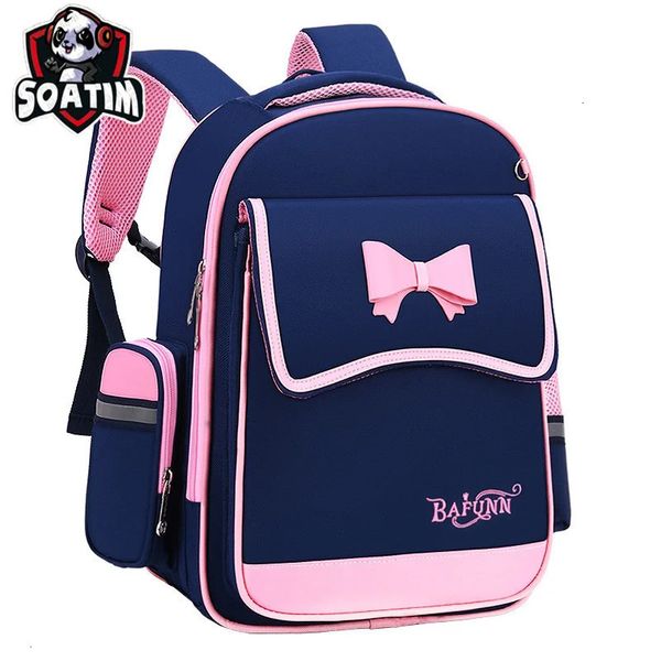 Crianças sacos de escola para meninas mochila ortopédica crianças mochila escolar primária conjunto crianças saco de livro 240116