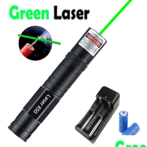 Andere1 Airsoft-Zubehör Hochleistungs-grüner Laser 850 Tragbarer Mint-Pointer 5 MW Tra-Lange Strahlungsentfernung von Drop-Lieferungssportarten O DHDPP