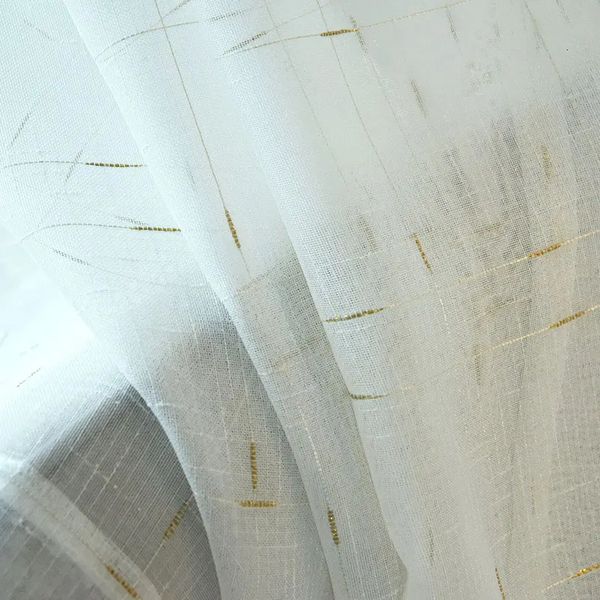 Moderne tende in tulle di lino tende tende per screening per soggiorno in oro a quadro a velo a velo per cucina decorazione per la casa cieca 240117