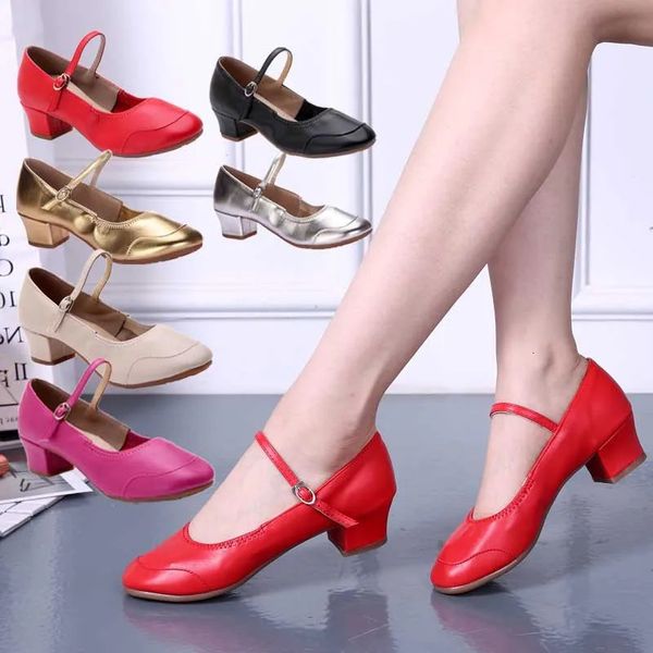 Shoes de dança para mulheres meninas senhoras de baile de baile de dança moderna tango sapatos de salsa sapatos de dança quadrada 240116