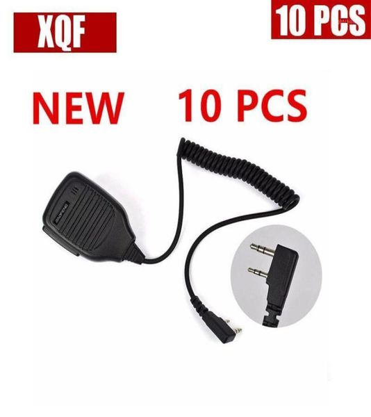 Walkie Talkie XQF 10 PCS BAOFENG Microfone com alto falante para rádio bidirecional UV5R GT3 888s16313261