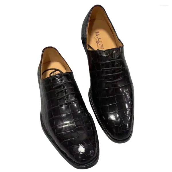 Sapatos de vestido Fanzunxing Chegada Homens Formal Crocodilo Couro Masculino