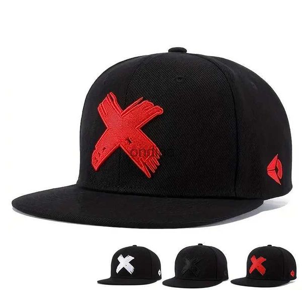 Ball Caps Neue Snapback Caps Hip Hop Männliche Knochen Baseball Kappe Erwachsene Snapback Männer Frauen Hut Weibliche Band Rock Baseball Flache hüte Ausgestattet kappe YQ240117