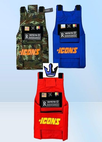 Жилеты Icon gilet Trending CS Vest Тактический хип-хоп рэппер FASHION VEST Верхняя одежда Мужская мода Tactica ICONS куртка жилет 2208134556536