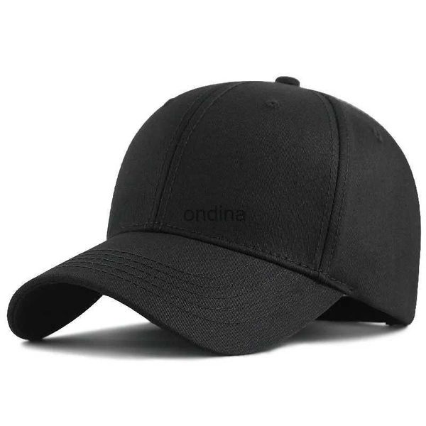 Top Caps Erkek Kadınlar Büyük Boy XXL Beyzbol Kapakları Büyük Kafalar İçin Ayarlanabilir Baba Şapkaları 22-25.5 Ekstra Büyük Düşük Profil Golf Şapkaları 10 Renk YQ240117