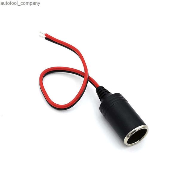 Novo dc 12v 120w isqueiro do carro carregamento fêmea tomada de energia automática carregador adaptador cabo fio cobre carro