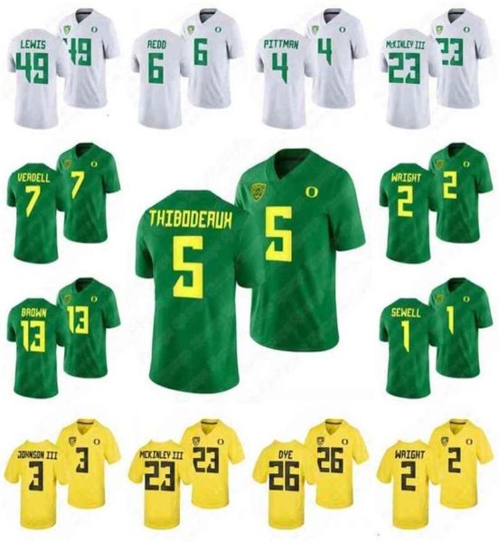 A001 202122 Maglia Oregon Ducks College Steve Stephens Iv Penei Sewell Noah Sewell Ward Johnny Johnson Iii 96 Haloti NgataAnthony1735971