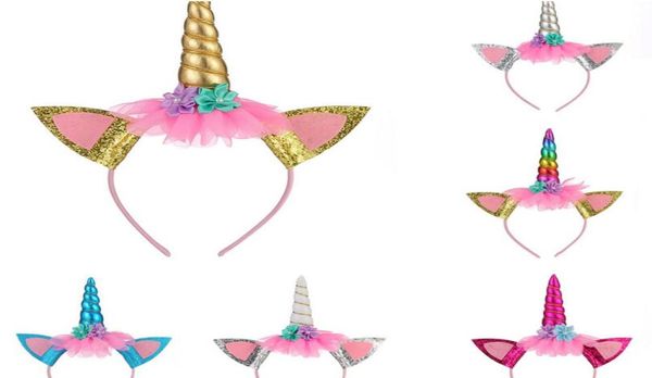 Cerchio per unicorno Halloween per bambini039s cerchio per feste accessori per capelli per bambini Prodotti per feste per unicorno L4223323772