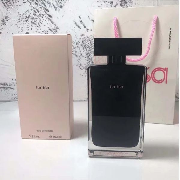 Mulheres Seu Perfume 100ml Musc Noir Rose Perfumes Mulheres Fragrância Eau De Parfum Longa Duração Bom Cheiro EDP Floral Mulher Colônia Spray Corpo Névoa