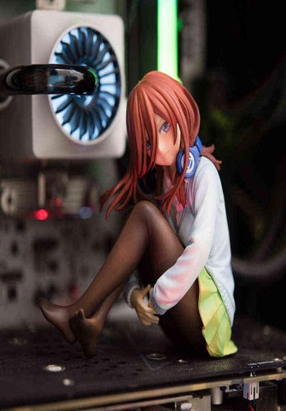12 cm Anime-Figur The Quintessential Quintuplets Nakano Miku Sexy Girl Anime PVC-Actionfiguren Spielzeug Modell Bonusversion Geschenke AA26411256