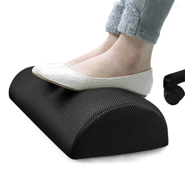 Подушка 1 шт. эластичная хлопковая подставка для ног для домашнего офиса, медленно эластичная подставка для ног, пенопластовая нескользящая педаль для под столом