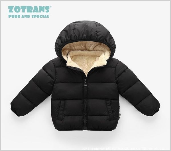 Baby Coat Boys Kış Ceketleri Çocuklar İçin Sonbahar Dış Giyim Kapşonlu Bebek Katlar Yenidoğan Giysileri Çocuk Snowsuit LJ2010233215407