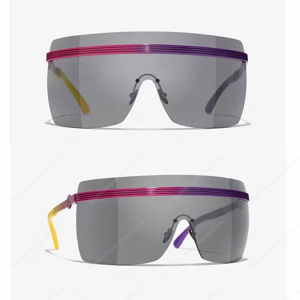 Большие солнцезащитные очки Спортивные очки на открытом воздухе AAAA + Очки класса люкс 7158 классического бренда дизайнерские солнцезащитные очки для женщин и мужчин лыжные очки
