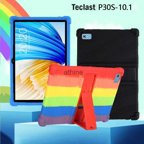 Custodie per tablet PC Borse Custodia per Teclast P30S 2022 10.1 Custodia per tablet Custodia morbida in silicone Funda per Teclast P20 P20HD M40 Pro Supporto per tablet Guscio protettivo YQ240118