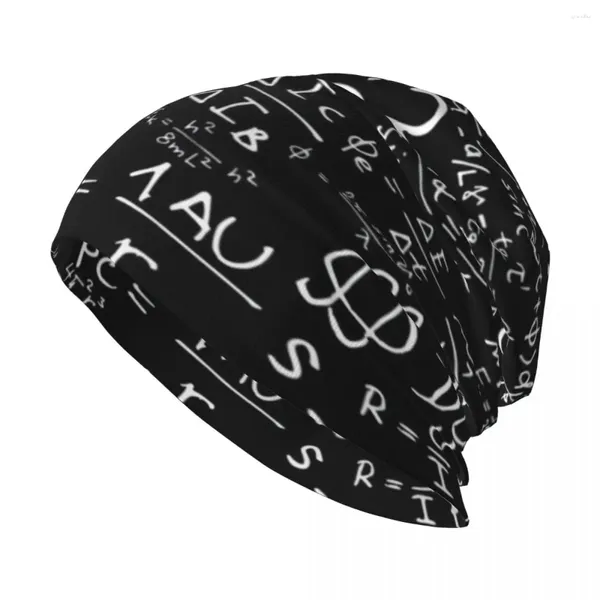 Berets Physics Equations Knit Hat Hats Funny Bobble Golf Women Men's