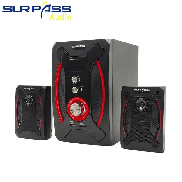 Konuşmacılar Bilgisayar Hoparlörü 4D Surround Sound Mini Hifi 2.1 Multimedya Subwoofer Müzik Ev Sineması Sistemi Stereo Bluetooth Hoparlör