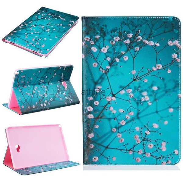 Custodie per Tablet PC Borse Custodia per Samsung Galaxy Tab A A6 10.1 2016 P580 P585 SM-P585Y Funda Tablet Folio PU Pelle Flip Custodia protettiva + Penna YQ240118