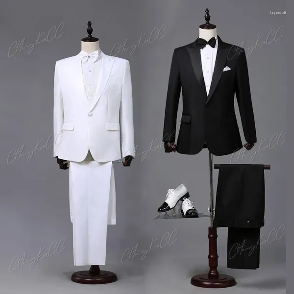 Мужские костюмы, мужские осенние свадебные вечеринки, комплект из двух предметов, куртка и брюки, большой размер XXS-2XL, мужской пиджак, пальто, брюки, жилет, модный приталенный костюм