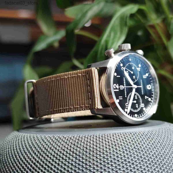 Другие часы Pagani Design Мужские нейлоновые летние часы для плавания на открытом воздухе Кварцевые сапфировые водонепроницаемые часы из нержавеющей стали с хронографом 2023 НОВЫЙ Q240118