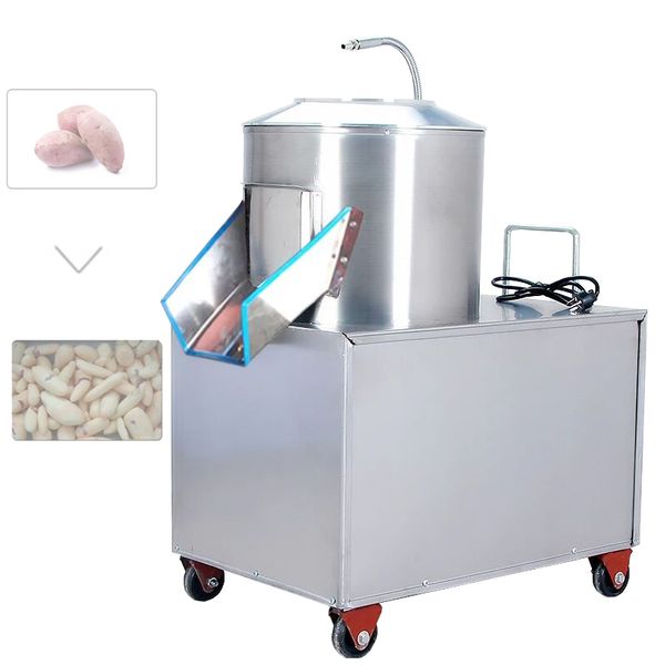 Professionelle elektrische Süßkartoffel-Taro-Ingwerschäler Kartoffelschälmaschine Kartoffelwaschmaschine