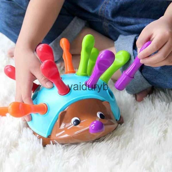 3D Bulmacalar Hedgehog Montessori Oyuncaklar Bebek Konsantrasyon Eğitimi Erken Eğitim Oyuncakları İnce Motor ve Duyusal Oyuncaklar Little Hedgehogvaiduryb