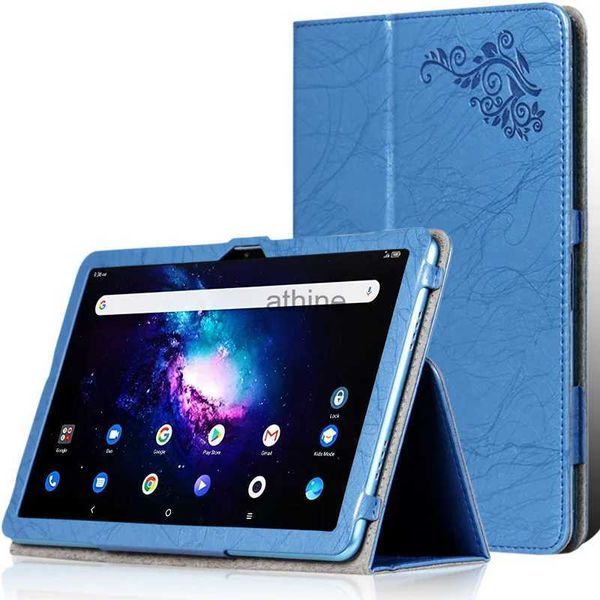 Tablet PC Hüllen Taschen Kostenlose Displayschutzfolie für Acer Iconia Tab P10 Hülle 10.4 Tablet PC Geprägte Abdeckung mit Handschlaufe Magnetverschluss YQ240118