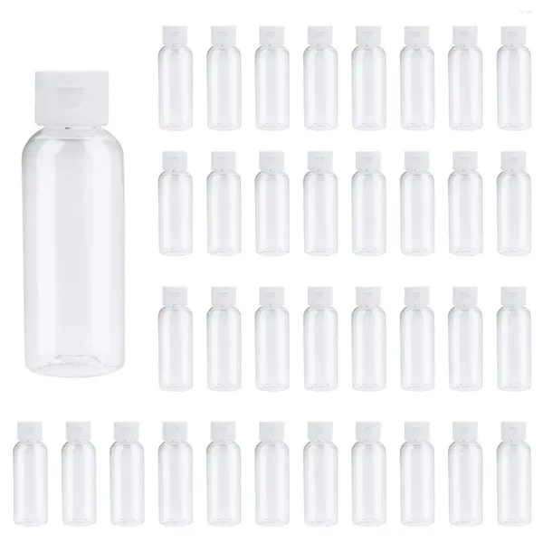 Bottiglie di stoccaggio 400PCS 10/20/30ml Viaggio Portatile Vuoto di Plastica Tappo di Vibrazione Bottiglia di Shampoo Cosmetico Lozione Liquido campione Dispenser Fiale