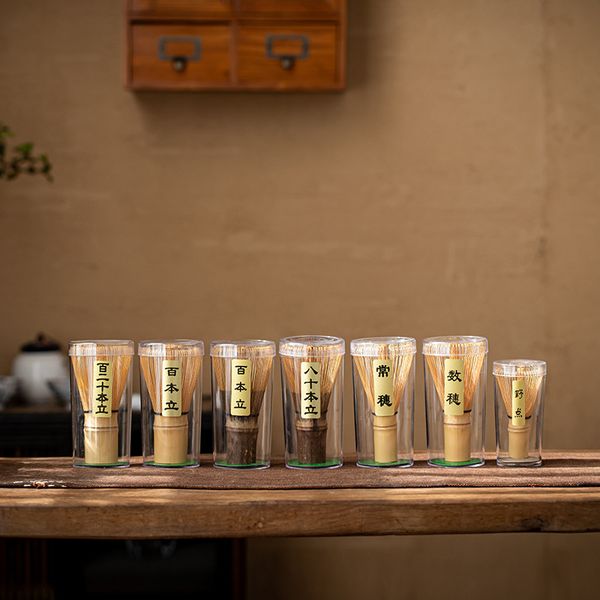 Japon çay tozu karıştırma fırçası bambu kahve yeşil çay çırpma araçları pratik eşleme karıştırma fırçaları çayı karıştırma fırçası bh8184 ff