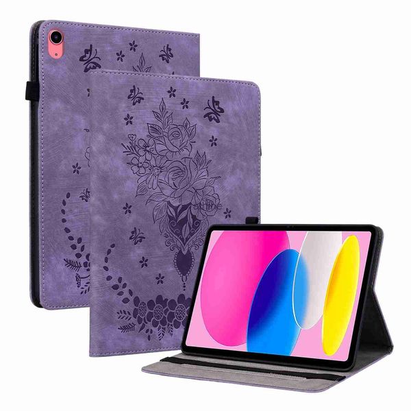 Tablet PC Hüllen Taschen für iPad Pro 11 10.2 7. 8. 9. 9.7 Mini 2 3 4 5 6 Rückseite TPU Tablet-Abdeckung Rose Flower Cover für iPad 10. Air 4 5 10.9 2022 Fall YQ240118