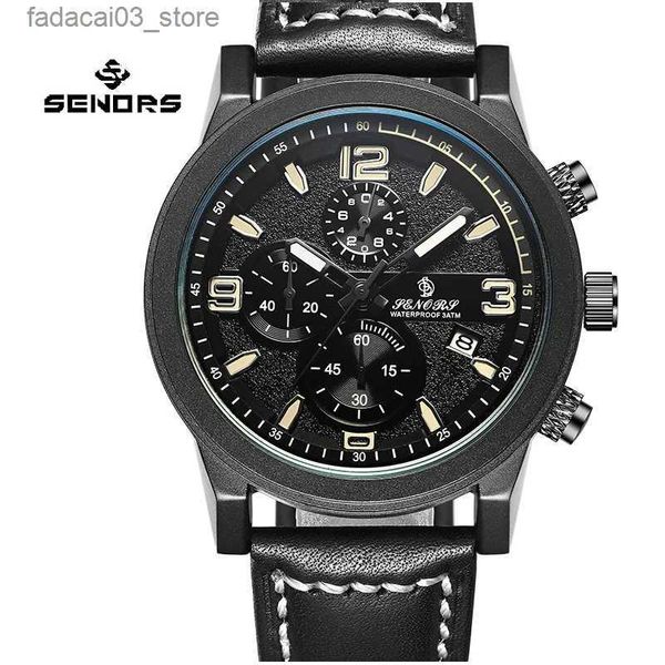 Altri orologi SENORS SN001 Automatico da uomo Data 30M Quarzo impermeabile es Uomo Cronografo da polso es Relogio Masculino Orologio maschile Q240118