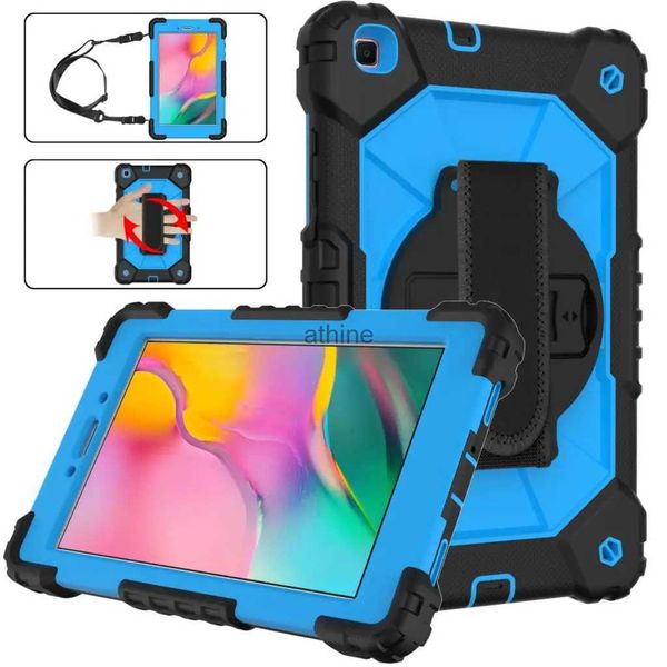 Custodie per tablet PC Borse Custodia per Samsung Galaxy A8.0 A7Lite 8.7 A7-10.4 A8-10.5 S7/S8/S7 Plus S7 FE/ S8 Plus 12,4 pollici Custodia antiurto per tablet sicura per bambini YQ240118