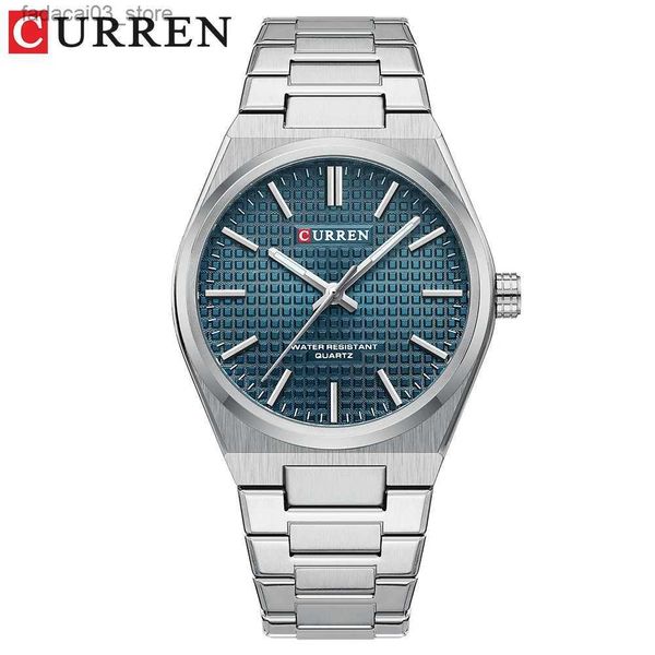 Altri orologi CURREN Orologio da uomo al quarzo giapponese resistente all'acqua 30M da polso in acciaio inossidabile CURREN Business casual da uomo Q240118