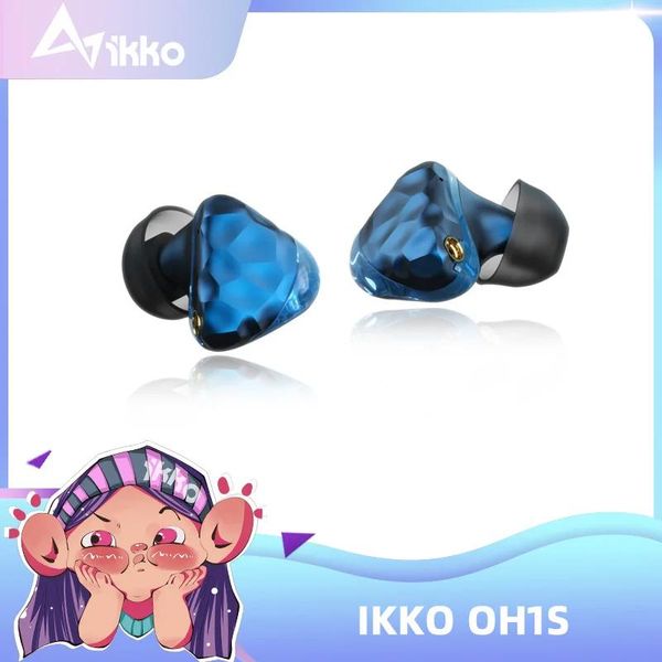 Cuffie iKKO OH1S Cuffie cablate Auricolari HIFI Musica ad alta fedeltà IEM Auricolare InEar Cuffie con isolamento acustico Cavi staccabili MMCX