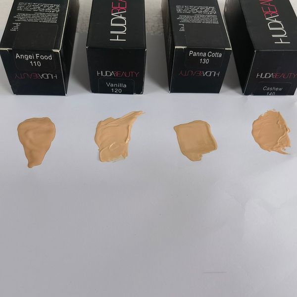 Marca maquiagem 4 colori trucco fondotinta evidenziatore correttore Fondotinta liquido a media copertura