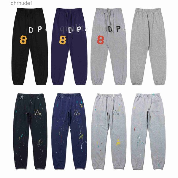 Herrenhose Herren Designer Depts Jogginghose Splash Ink Letter Damen Lose Lässige Vintage Sporthose Luxusmarke Liebhaber Größe S-XL 3FYS