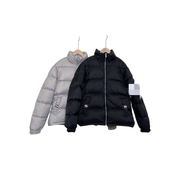 Parkas masculinas para baixo 2023 novo t b clássico quatro barras esportes para baixo exterior casaco de manga longa 90 pato branco para baixo unisex