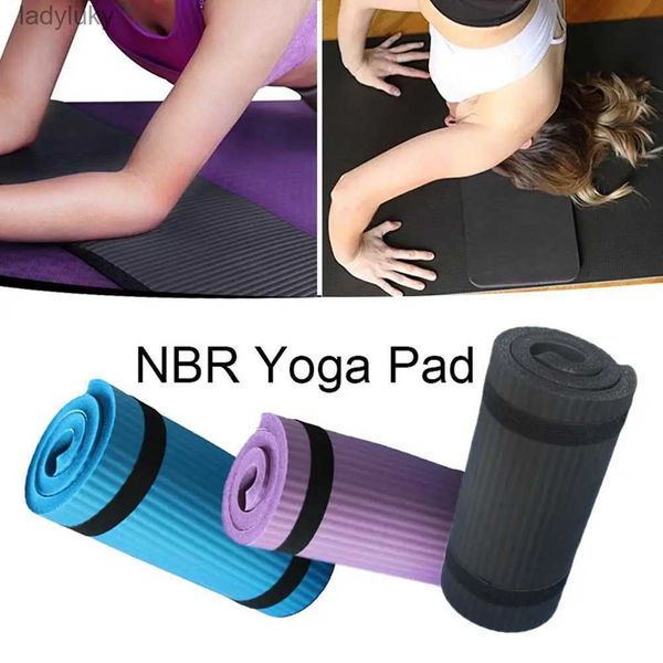 Yogamatten, Yogamatte, Fitnessstudio, Anfänger, Fitness, Gymnastikmatten, faltbare Matratze, Kissen, Ellenbogen-Sportmatte, Innen-Bodybuilding-Pads, L240118