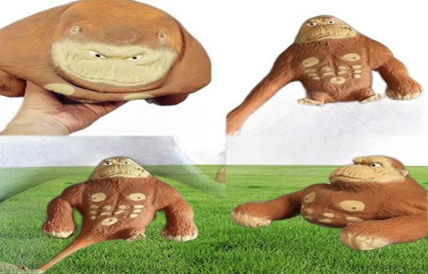 Outra decoração de casa grande gigante antiestresse orangotango brinquedo squishy macaco elástico engraçado gorila 2210078359212