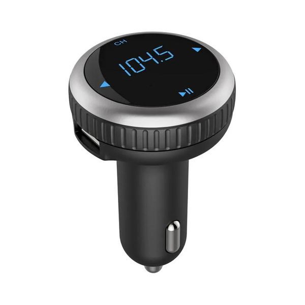 Bluetooth-Auto-Kit, neuester FM-Transmier mit Dual-USB-Ladeanschluss, unterstützt TF-Karte, MP3-Wiedergabe, Musik-Styling für HTC8885506, Drop-Lieferung, Dhlq4