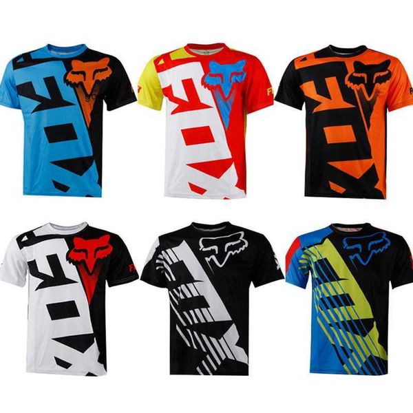 Camisetas e roupas femininas de ciclismo de montanha de descida rápida de manga curta top verão corrida de motocicleta off-road