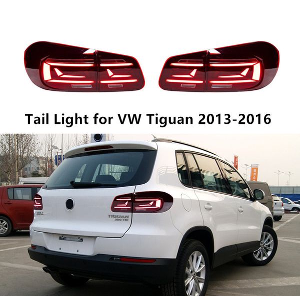 Luz traseira do sinal de volta do carro para vw tiguan led lanterna traseira 2013-2016 traseira correndo reverso acessórios automotivos